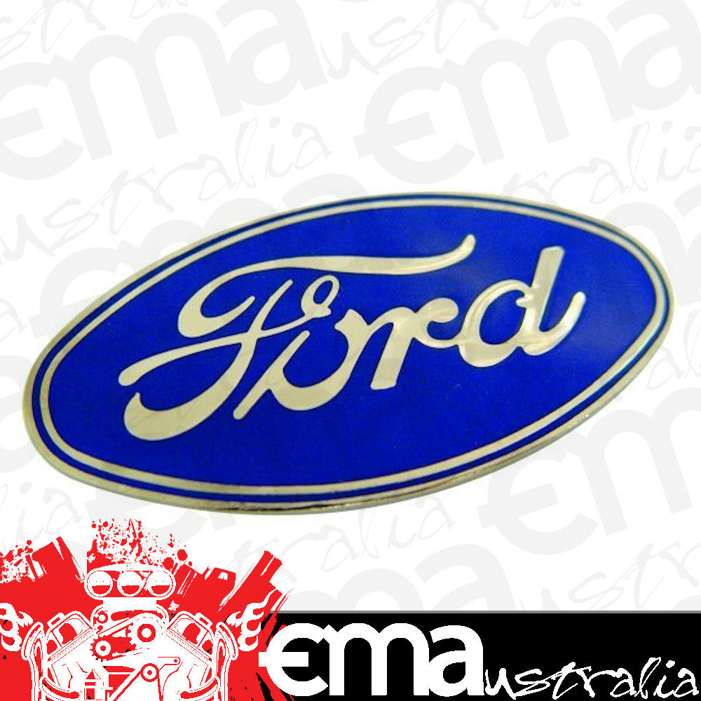 Vintique Inc Radiator Shell Badge (Suit 1928-30 Ford, Blue Cloisonne) (VIA-8212-A)