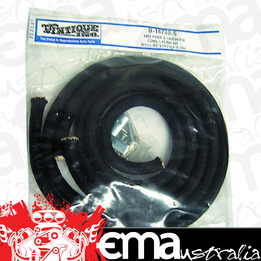 Vintique | VIB-16740-S | Inc Cowl to Hood Lace Kit for 1932-34 Ford