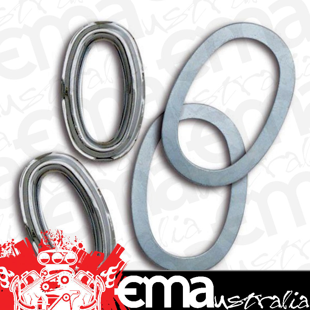 Chrome Door Handle Escutcheons (Suit 1932 Ford Roadster & Phaeton (Pair)) (VIB-46270-AS)