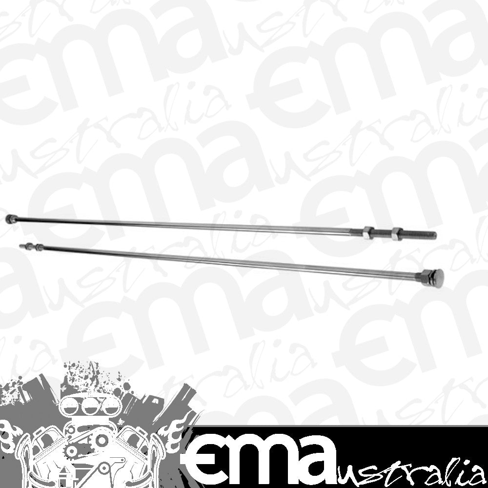 Vintique Inc S/S Radiator Support Rods (Suit 1932-36 Ford 31-1/2" Long) (VIB-8133-SS)