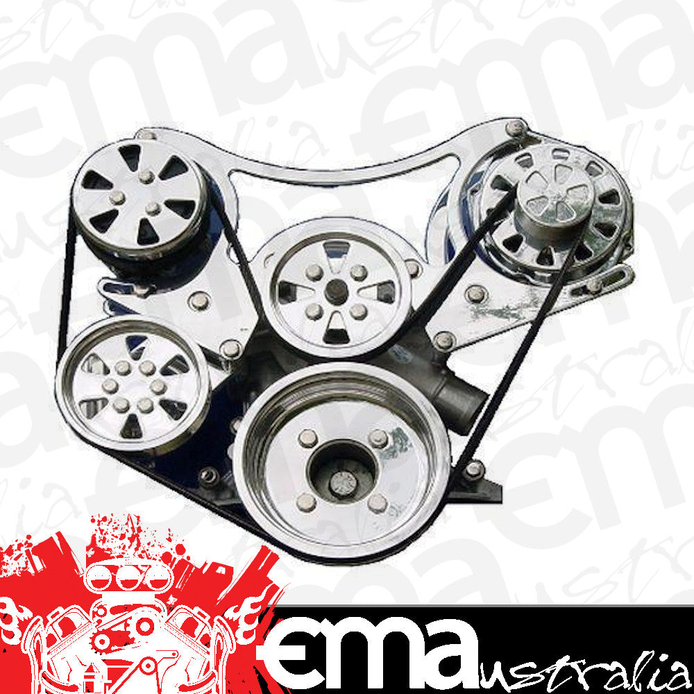 VIPS | VIPSTT11 | Turbo Trac Serpentine Kit A/C & P/S suit Ford SB 289-351W V8