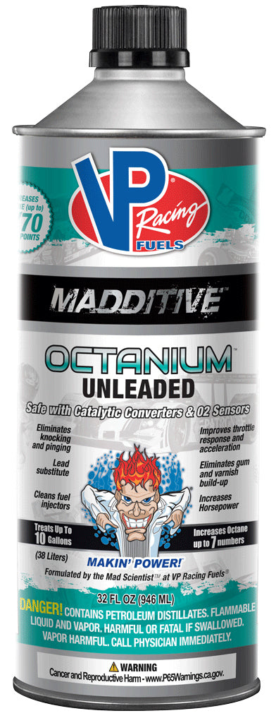 VP Racing Fuels Inc VP-OCTANIUM2 VP Racing Fuels Octane Booster 946ml / 32 Oz (each)