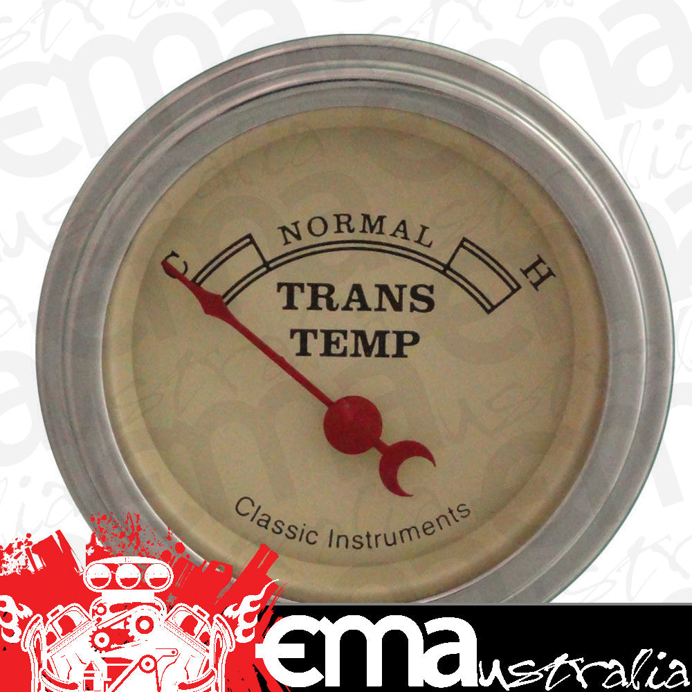 Classic Instruments VT27SLF Vintage - Transmission Temp Gauge 2-1/6"