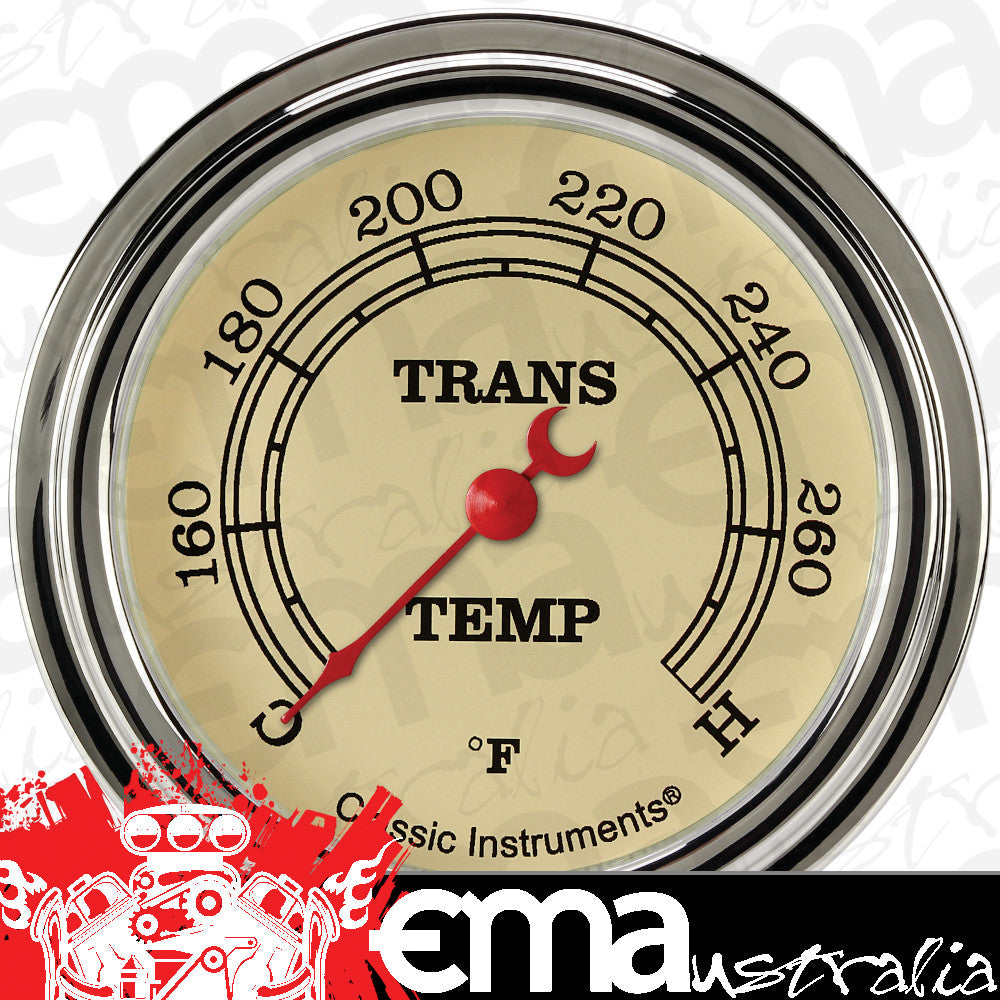 Classic Instruments VT327SLF Vintage 2 5/8" Transmission Temp. Gauge