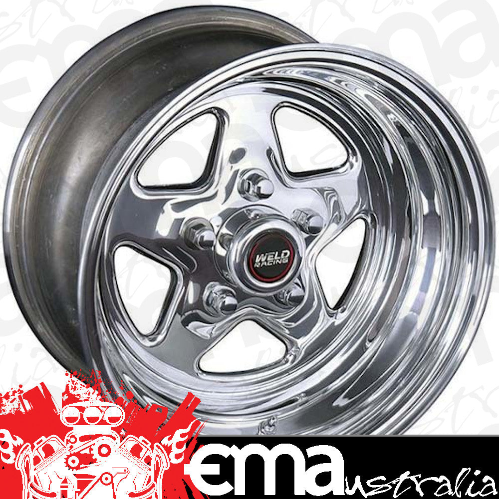 Weld Racing WE96-510278 Prostar 15" X 10" Wheel - Polished Finish 5 X 4.75" Bolt Circle With 4.5" Backspace