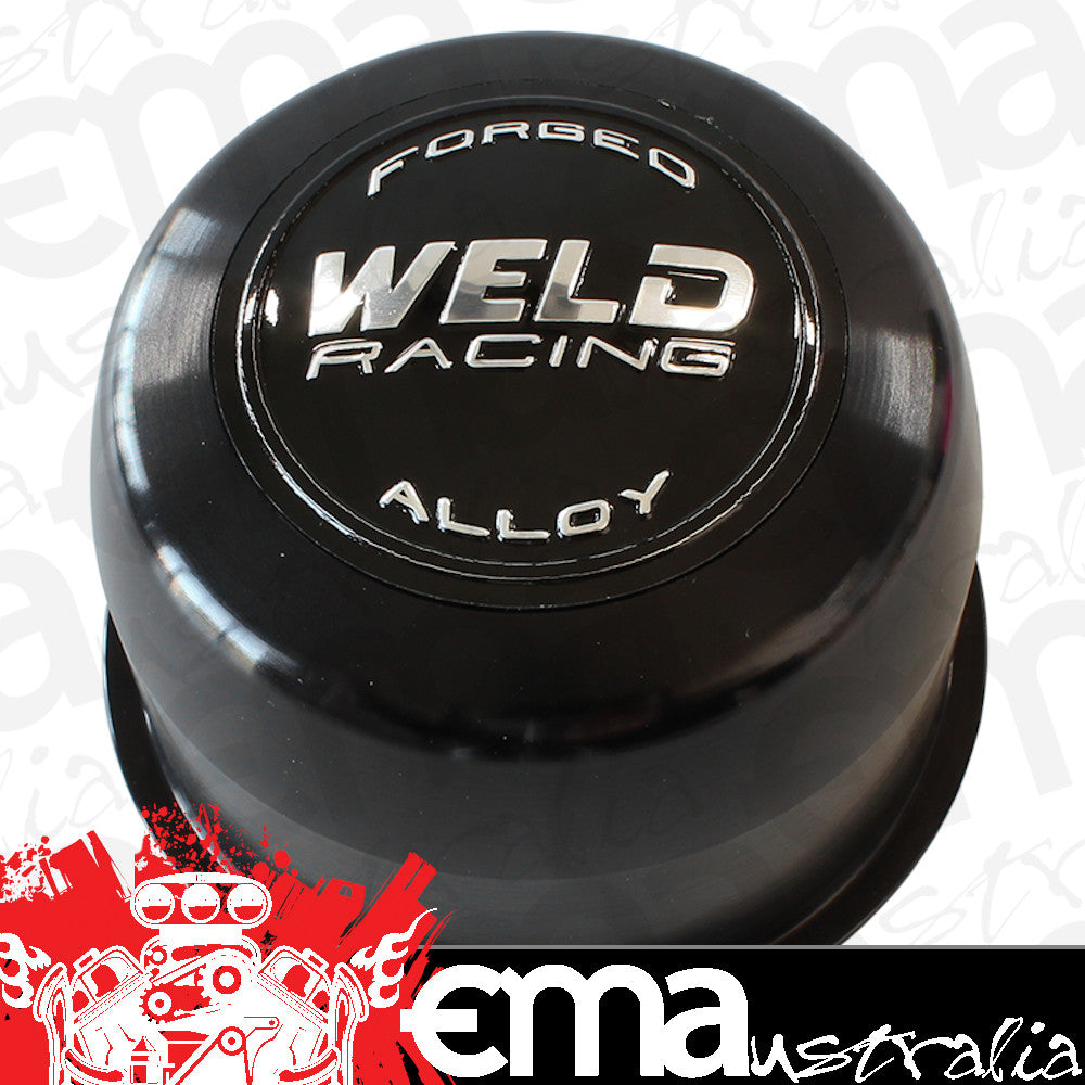 Weld Racing WEP605-5173B Replacement Center Cap 3.16" Black Each