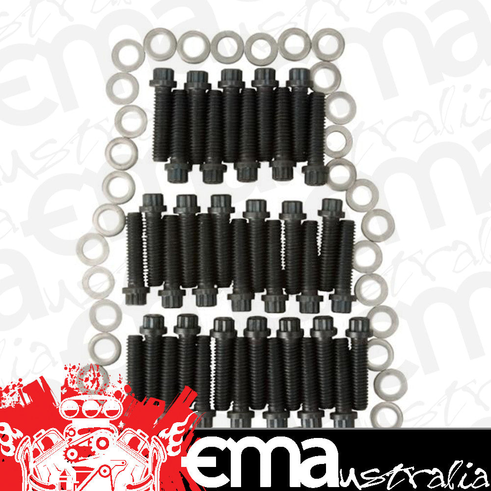 Weld Racing WEP650-3017 16" Double Bead-Loc Bolt Kit Contains 48 12Pt Coarse Thread Bolts & Washers