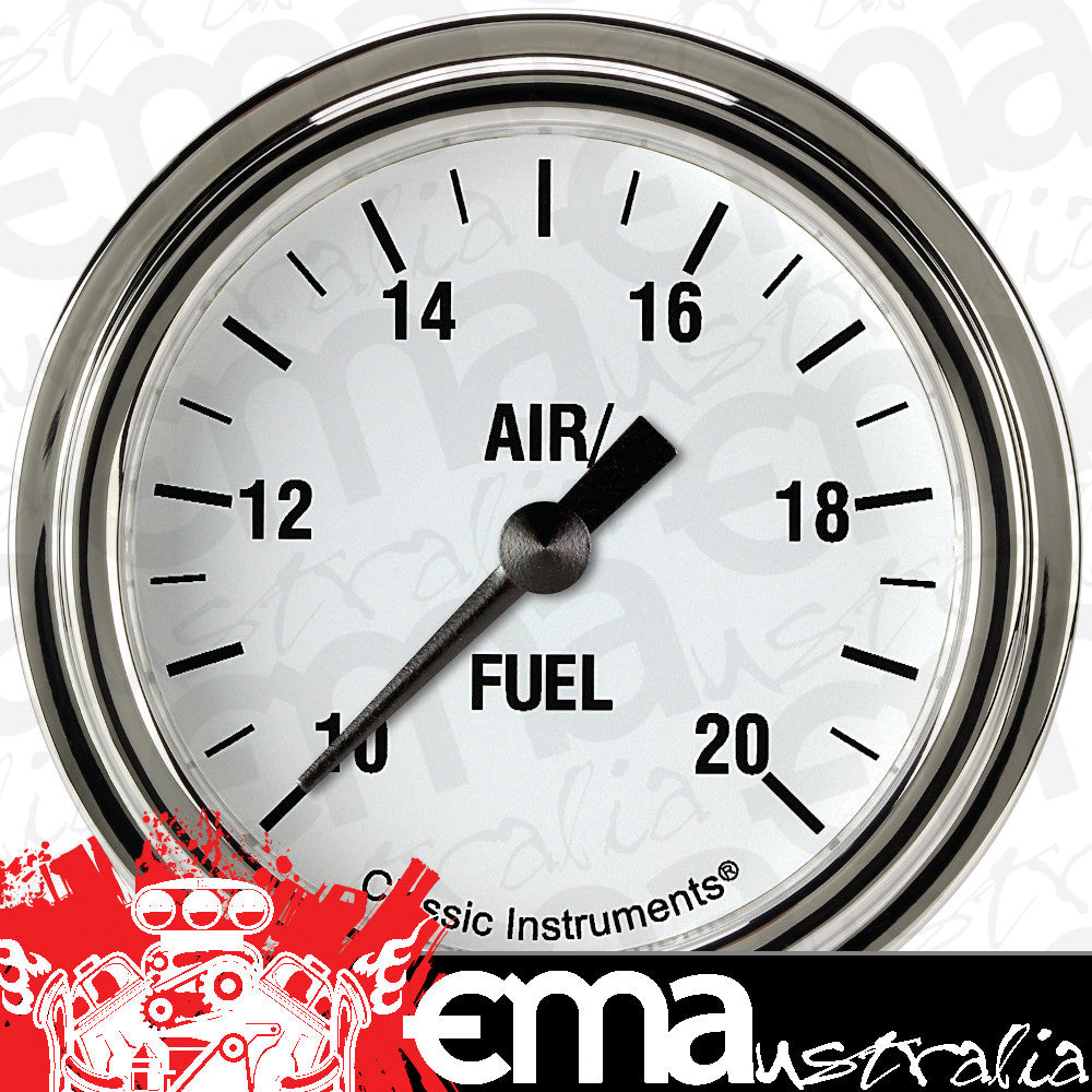 Classic Instruments WH394SLF White Hot 2 5/8" Air Fuel Ratio Gauge