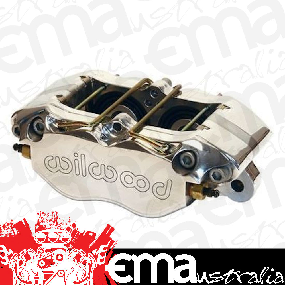 Wilwood Disc Brakes WIL120-11482-P 120-11482-P Dynapro 1.750" 4 Piston Lug Mount Billet Dynapro Caliper Polished