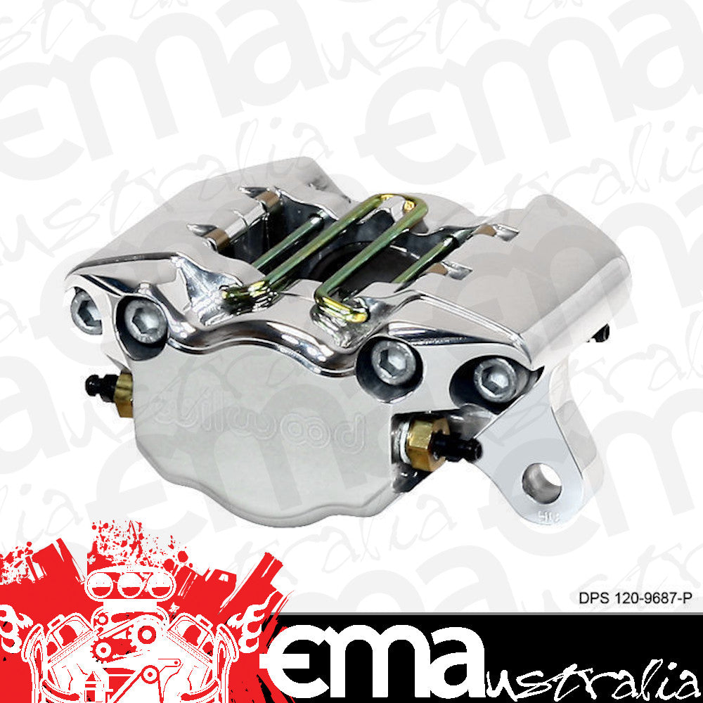 Wilwood Disc Brakes WIL120-9687-P DYNAPRO BRAKE CALIPER SUIT.380"X13" ROTOR POLISHED WB 120-9687-P
