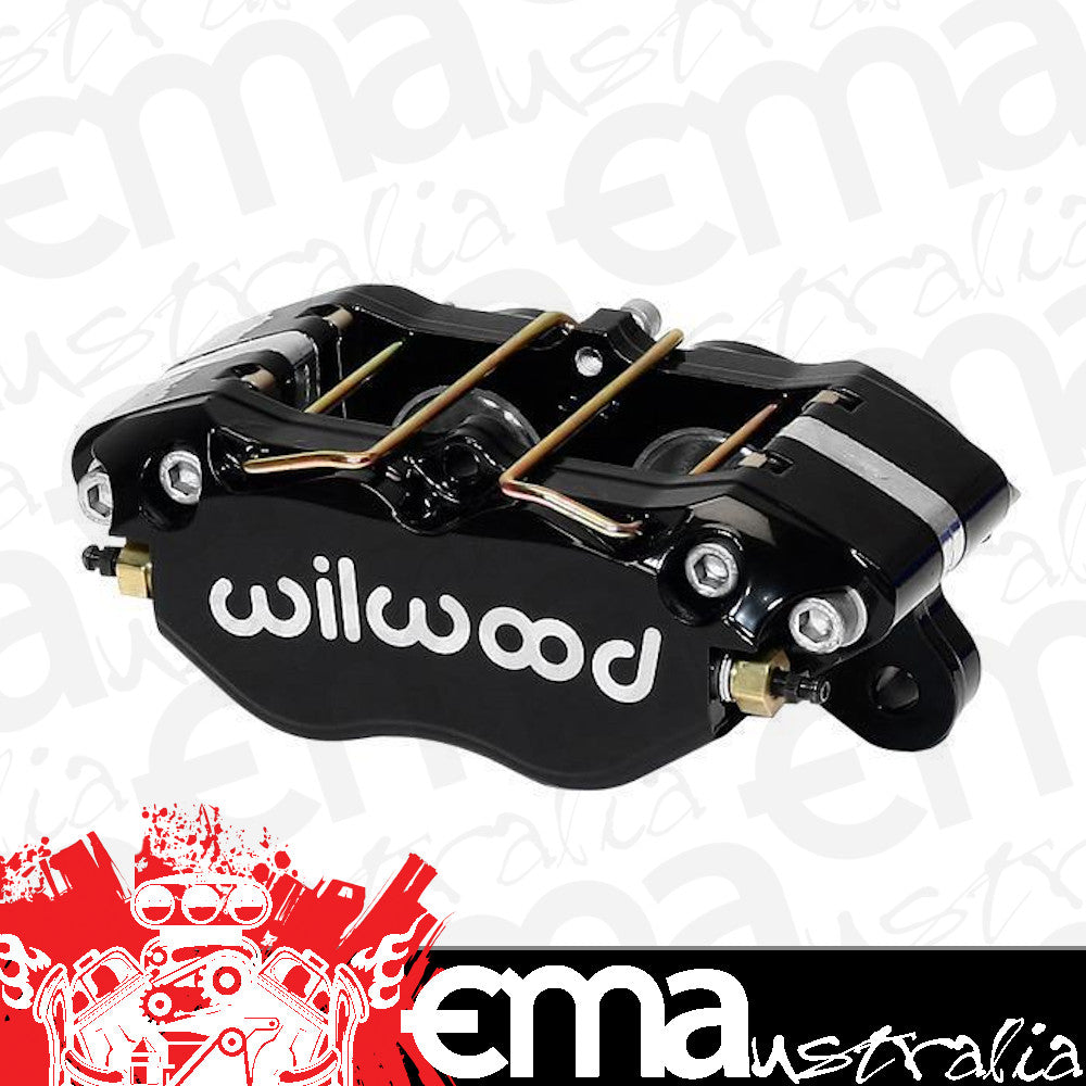 WILWOOD 4 SPOT DYNAPRO CALIPER WB120-9693 BLACK LUG MOUNT 13.06" x 0.81" DISC
