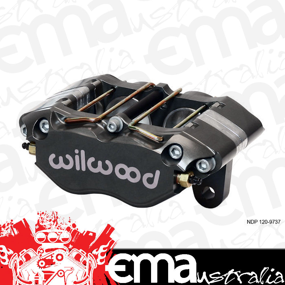 Wilwood Disc Brakes WIL120-9734-SI 120-9734-SI Dynapro Narrow Mount 4 Spot Caliper 12.72' x.38" Rotor