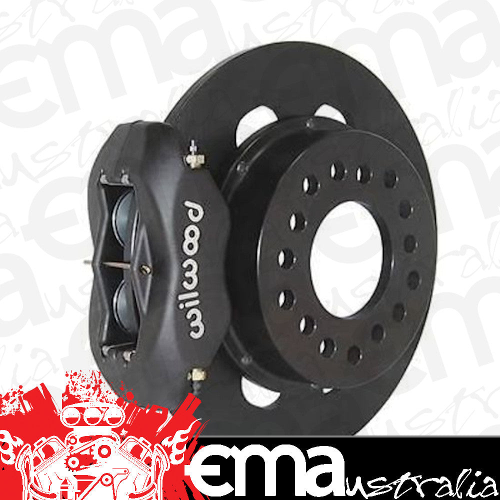 Small Ford (3.375 in. x 2.00 in.) Ford7.5", Ford 8", Ford 8.8", Ford 9", Dana 60, Dana 44 140-0262-B Dynalite Drag Race Rear Brake Kit for Solid Rotor Wilwood Disc Brakes