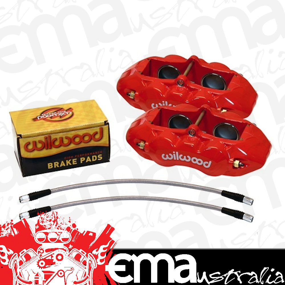 D8-4 4 PISTON BRAKE KIT RED (WB140-10789-R)