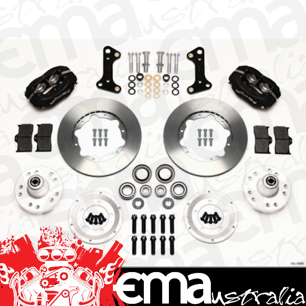 Forged Dynalite Pro Series Front Brake Kit (Solid Rotor) (Suit Camaro 1967-69, Chevelle 1967-72, also Holden HQ - on, Torana and Commodore to VL Modif