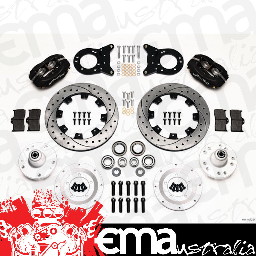 Wilwood 140-11072-D Dynalite Front Brake Kit for Ford Falcon XR-XD & Mustang 1965-69