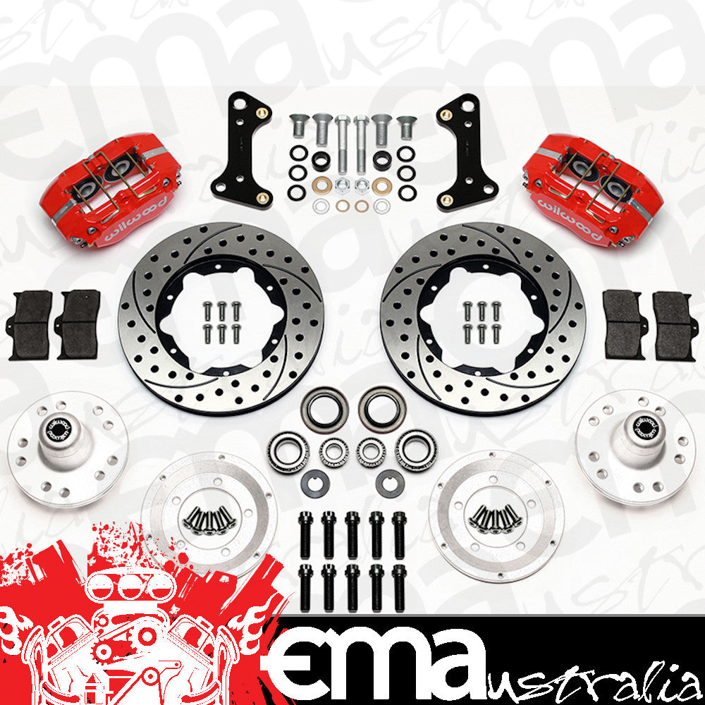 DUST BOOT FRONT BRAKE KIT RED (WB140-13202-DR)