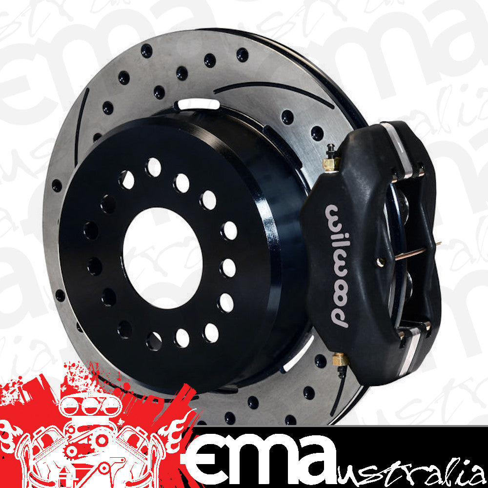 Big Ford 9in (2.36" Axle Offset) DYNALITE 4 SPOT REAR BRAKE KIT DUSTBOOT CALIPERS WB 140-7139-D-DB Wilwood Disc Brakes WIL140-139-D-DB