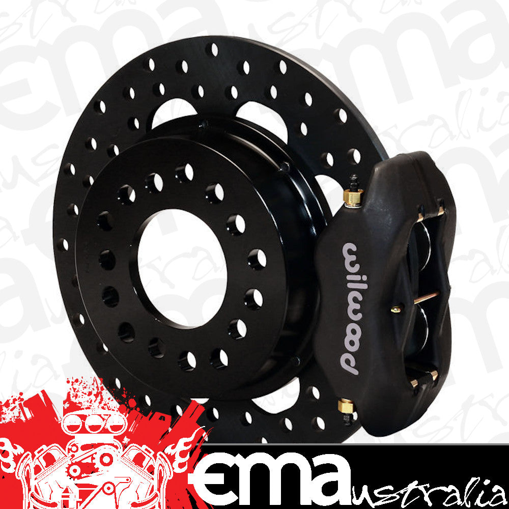 WILWOOD DYNALITE PRO 4-SPOT REAR BRAKE KIT NEW Ford 9" BIG BEARING WB140-2119-BD