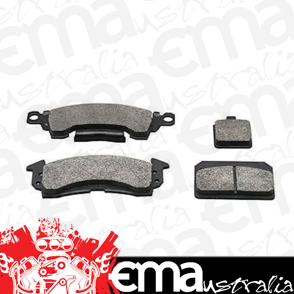 Wilwood Narrow mount Dynalite Calipers (NDL) with bridge bolt 15E-7266K PolyMatrix Brake Pad Set for Dynapro Radial Series Wilwood Disc Brakes WIL15E-7266K