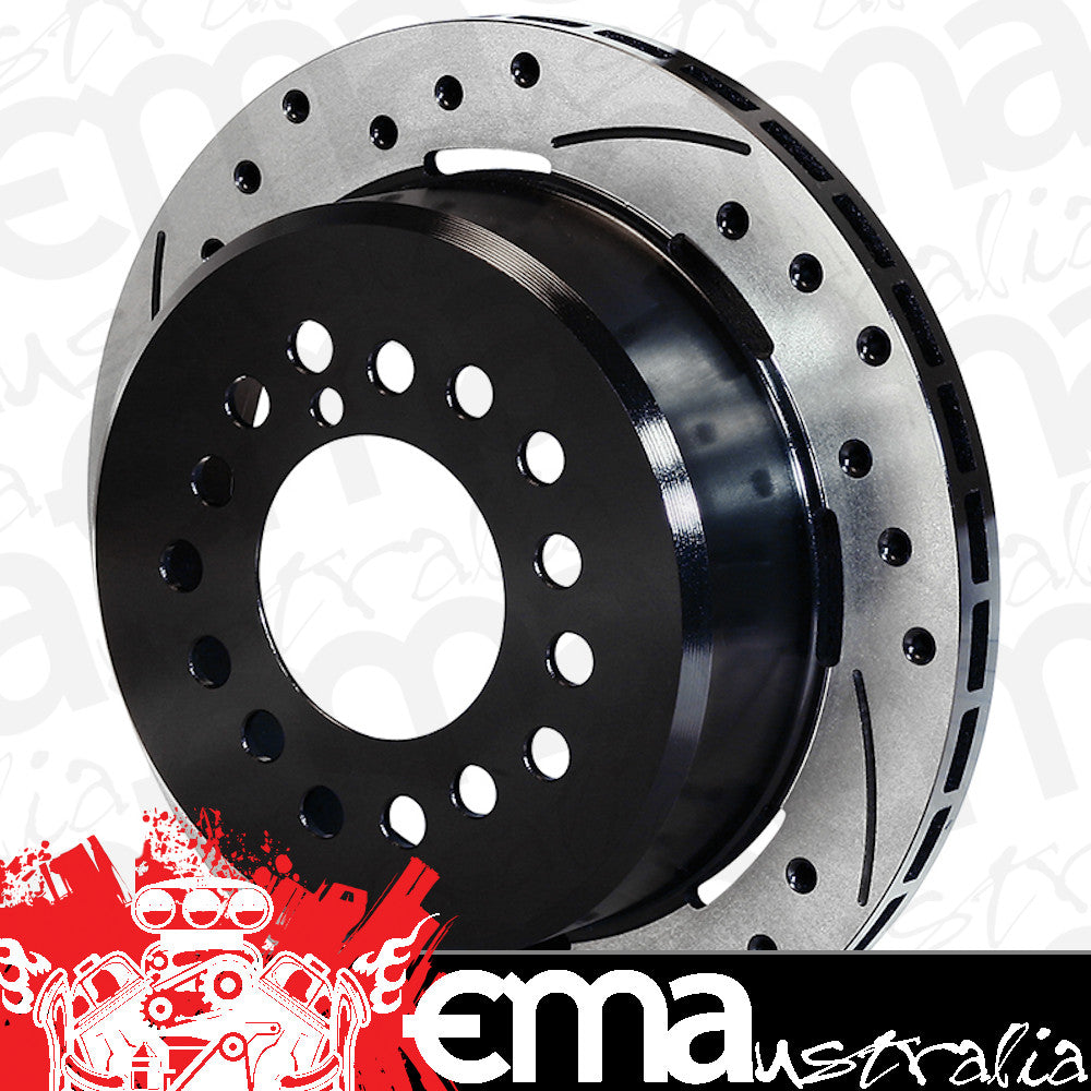SRP 11" DRILLED ROTOR, R/H (WB160-11374-BK)