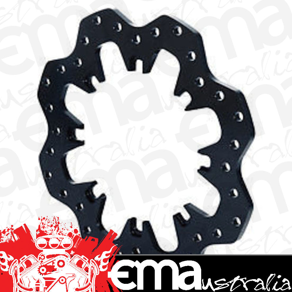 Wilwood Disc Brakes WIL160-5855 160-5855 Cross Drilled Steel Scalloped Rotor 11.75" x.35" Thick
