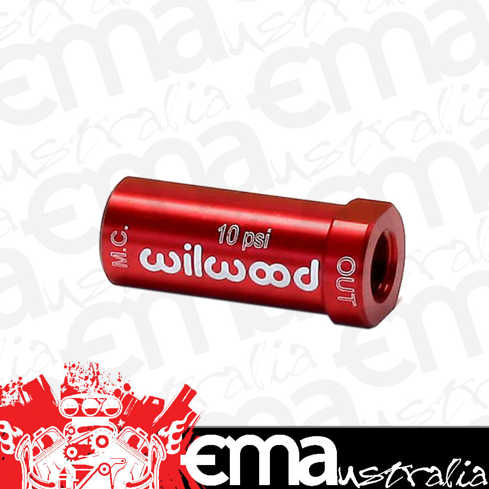 Residual Pressure Valve (Red - 10psi (No Fitings)) (WB260-13707)