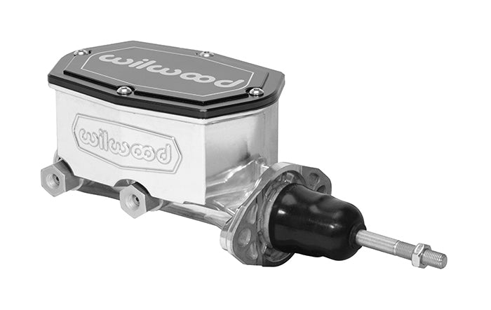 Wilwood WIL260-14957-P Compact Tandem Master Cylinder 7/8" Bore w/ Pushrod Polished