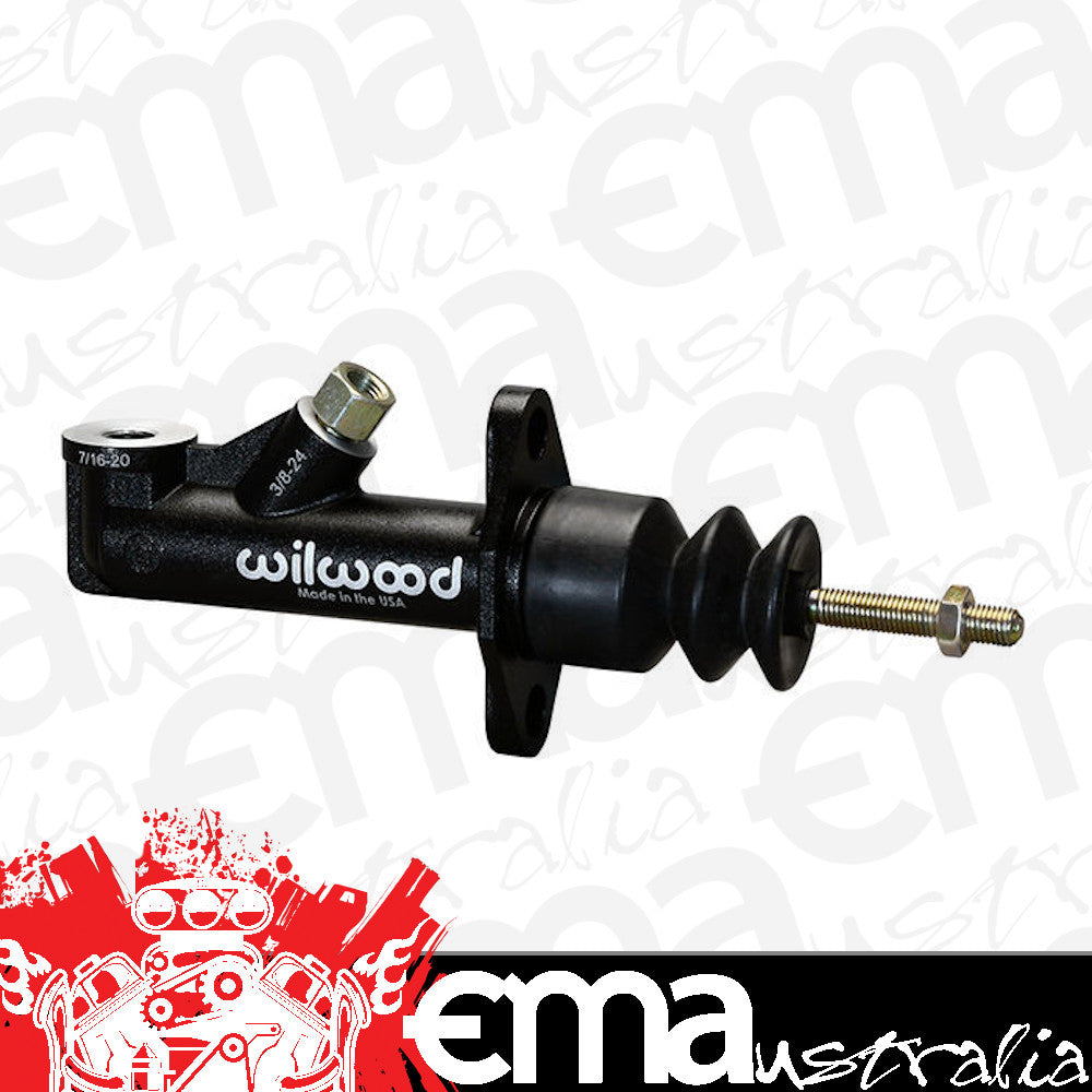 Wilwood 260-15089 GS Compact Master Cylinder Black Remote Style 5/8" Bore