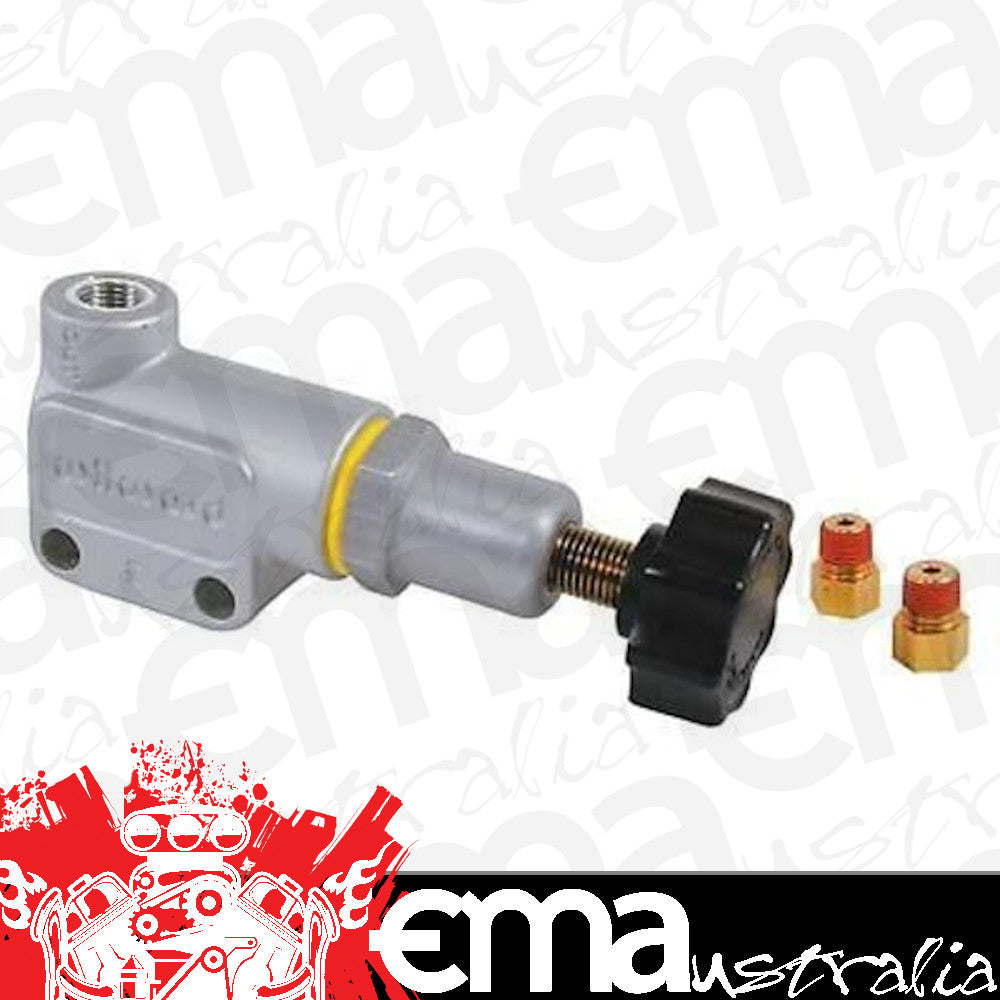Wilwood | WIL260-8419 | 260-8419 Brake Proportioning Valve Knob Adjustment 1/8 NPT In/Outlets