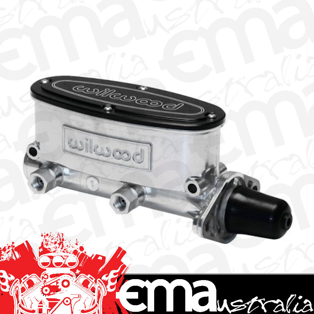 Wilwood Disc Brakes WIL260-8555-P 1" Aluminium Tandem Chamber Master Cylinder without Push Rod - Bright (WB260-8555-P)
