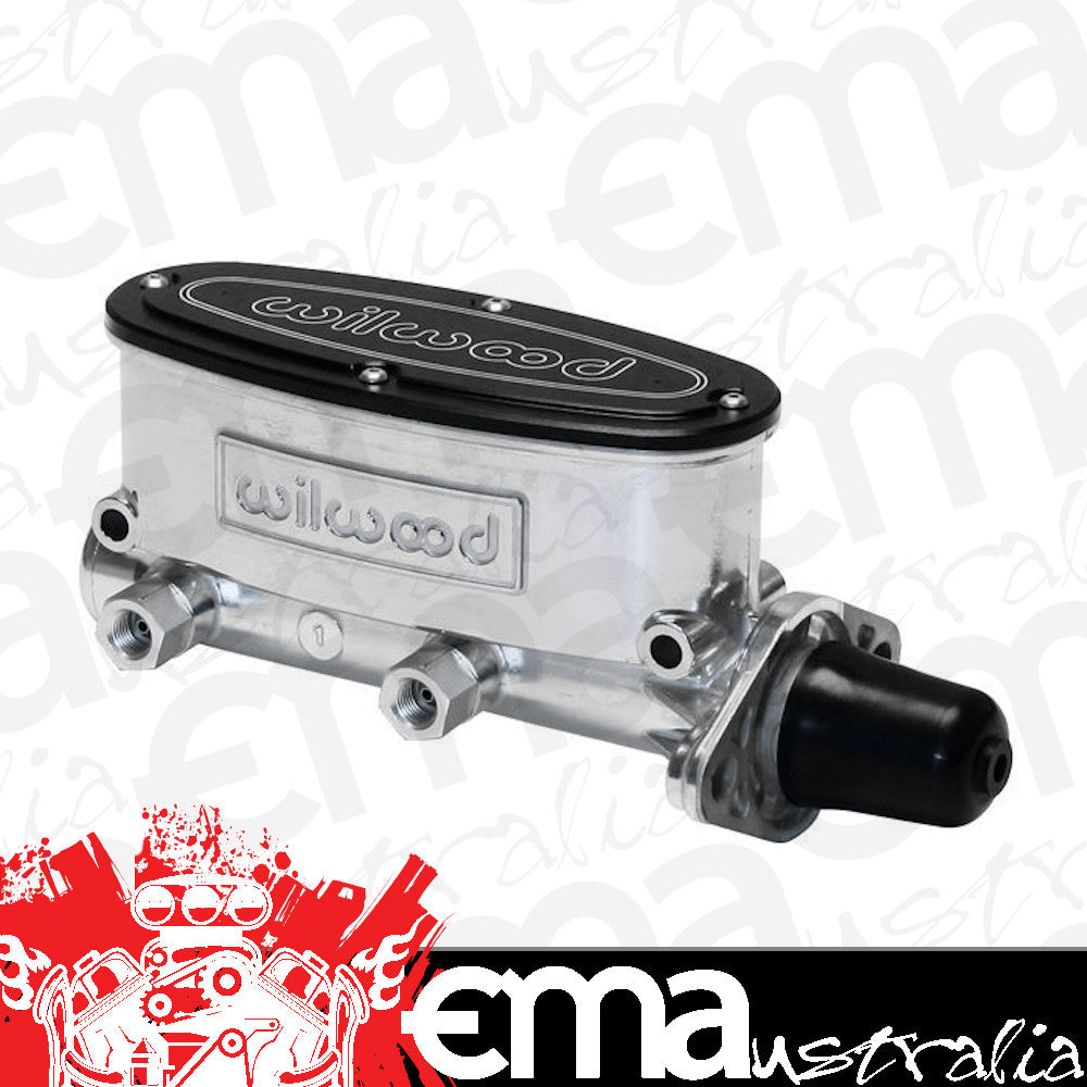 WILWOOD POLISHED TANDEM MASTER CYLINDER 1-1/8" BORE WB260-8556-P