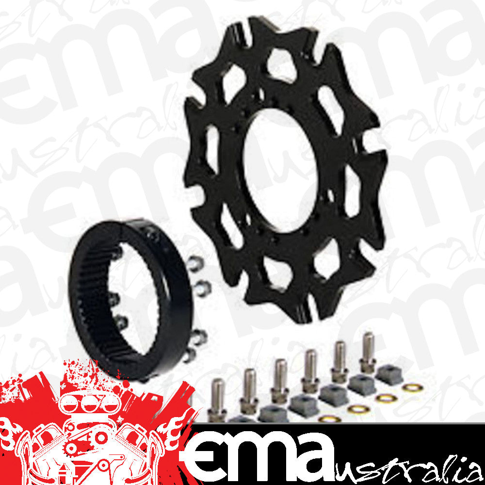 Wilwood Disc Brakes WIL270-10484 270-10484 Sprintcar Inboard Splined Hub Adaptor Kit Axle Clamp Dynamic