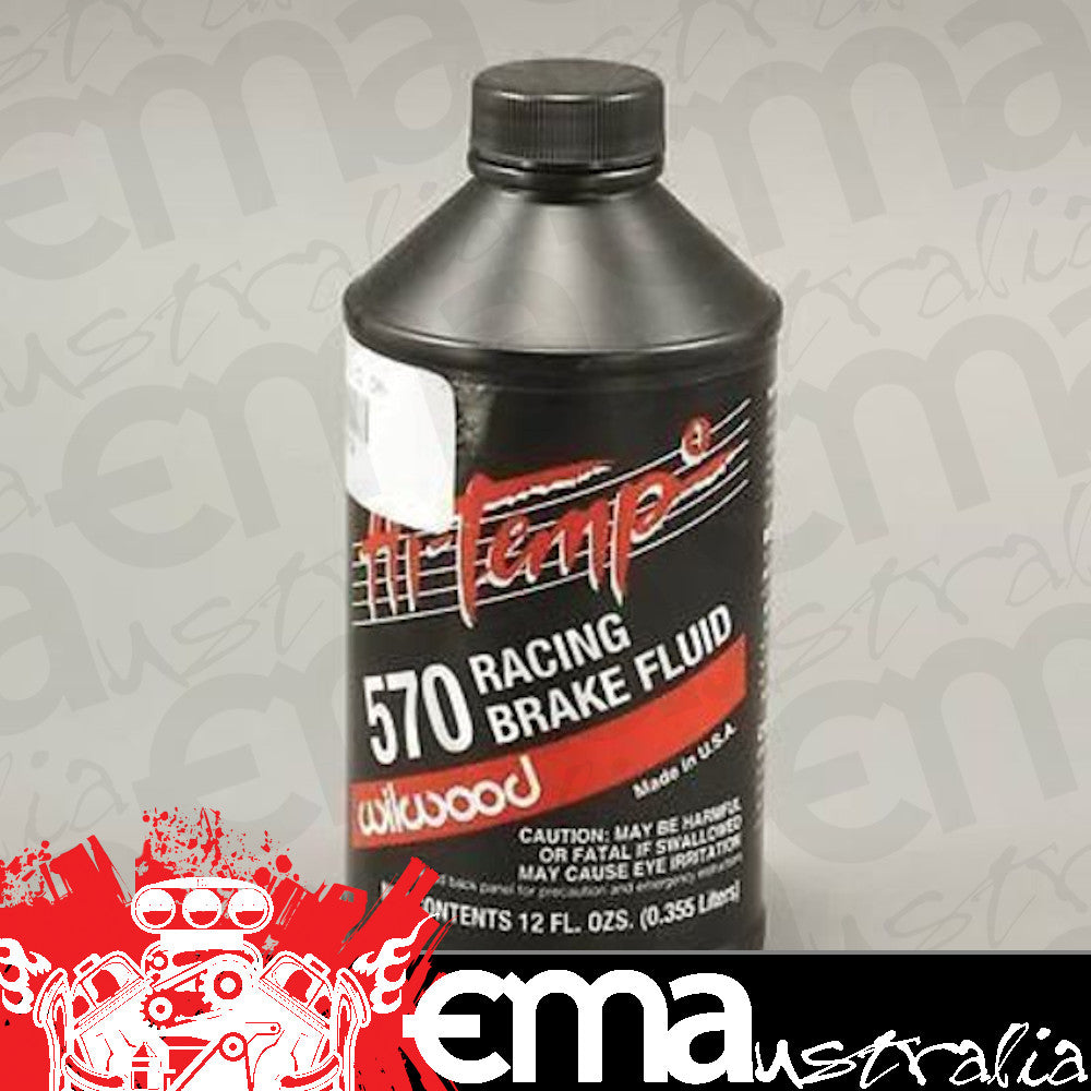 WILWOOD SUPER HIGH TEMP 626°F DOT 4 BRAKE FLUID 16.9 OZ (500 ML) WB290-6209