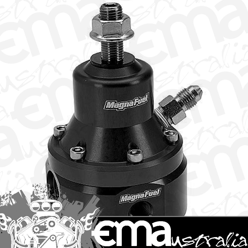MagnaFuel | WIMP9950-B-BLK | Large Two-Port EFI Regulator 1:1 Boost Reference Black