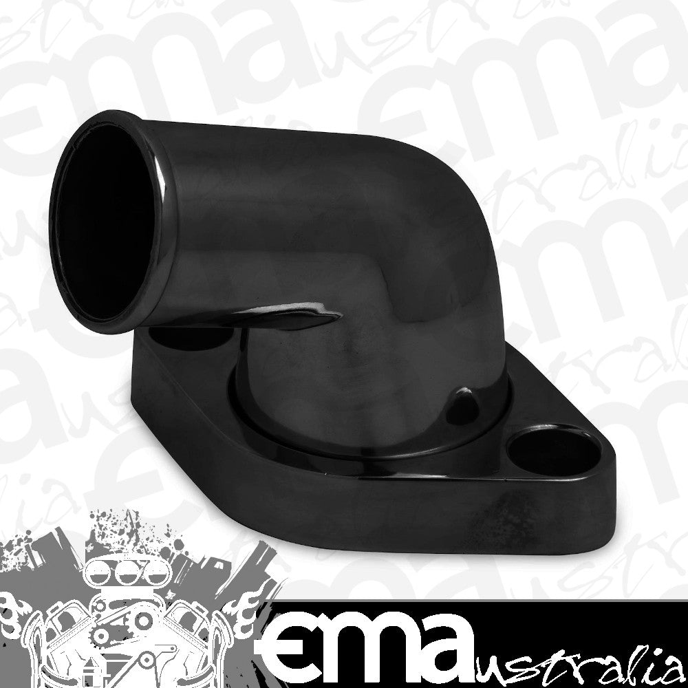 Weiand WM6255 Chev SB BB Aluminum Water Neck 15-Degree