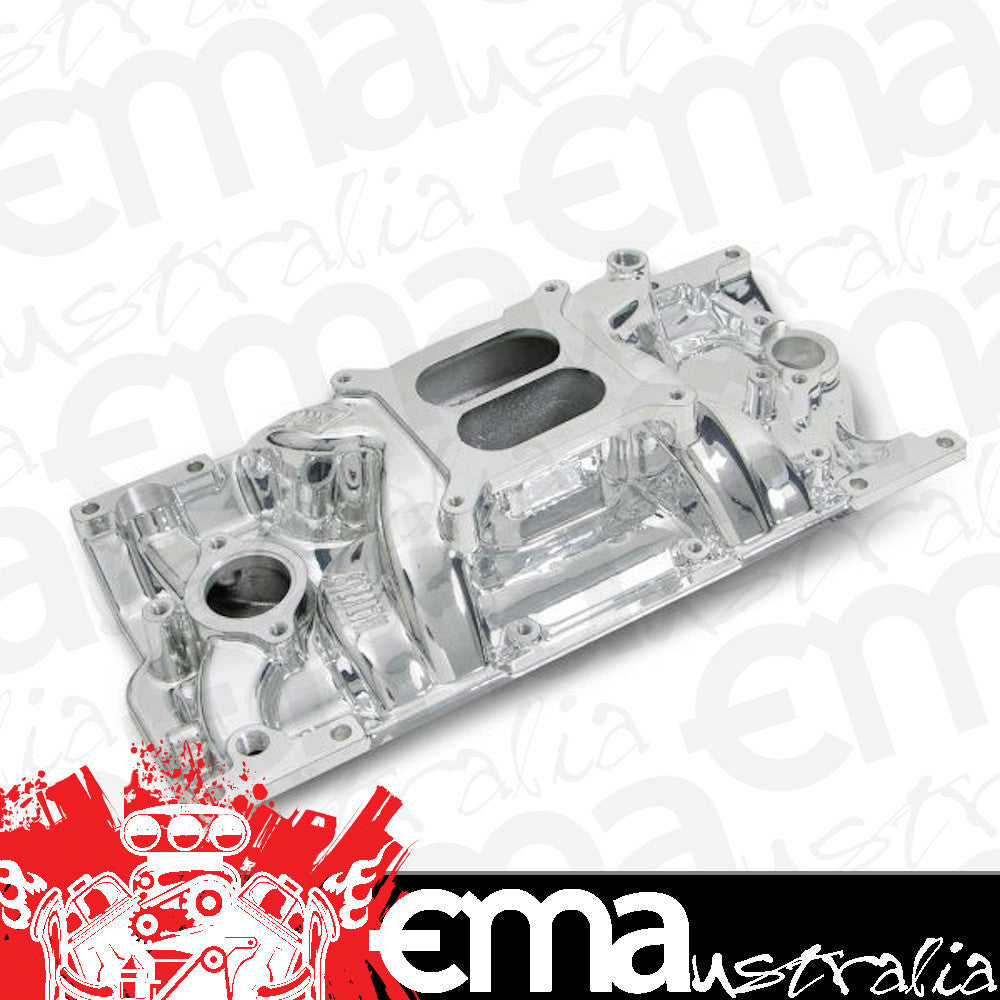 Weiand WM8151C Stealth Intake Manifold Chev SB 262-400Cid With Vortec Heads