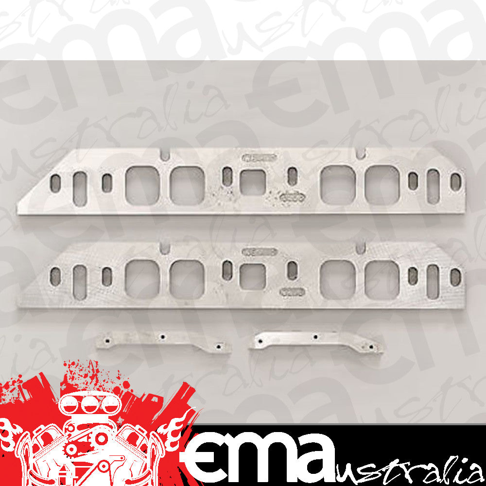 Weiand WM8206 Intake Manifold Spacers Chev BB Oval Port