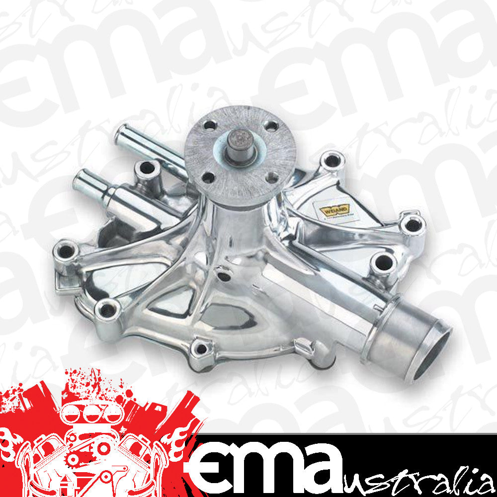 Weiand WM8215P Action +Plus H/V Water Pump Polished Suit Ford Windsor 5.0L V8