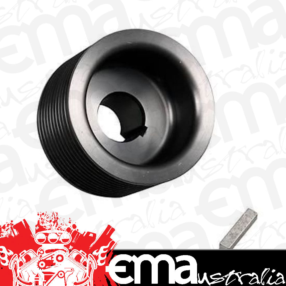 Weiand WM90634 Replacement Supercharger Drive Pulley Black 10-Rib 2.50" Dia