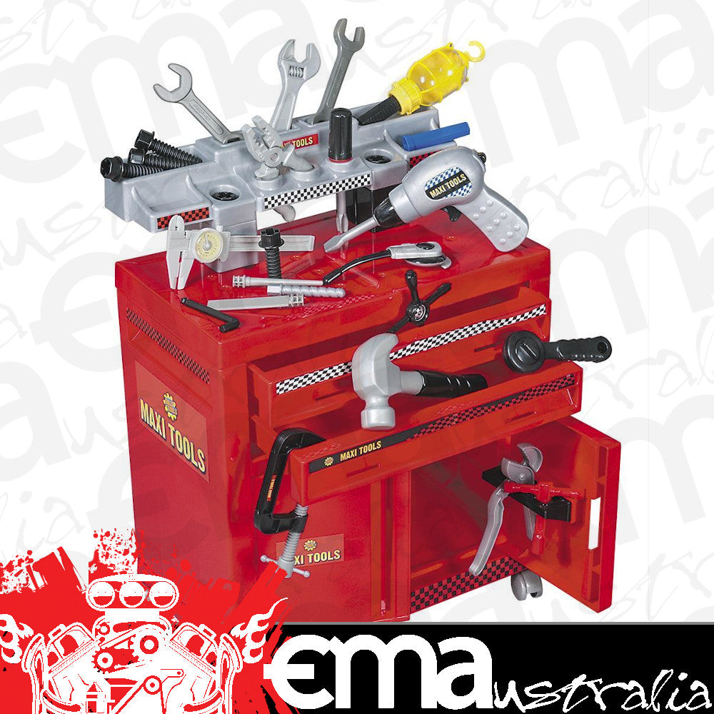 Engine Master Australia WNT-79035 Childrens Mechanic Mobile Work Chest Play Set