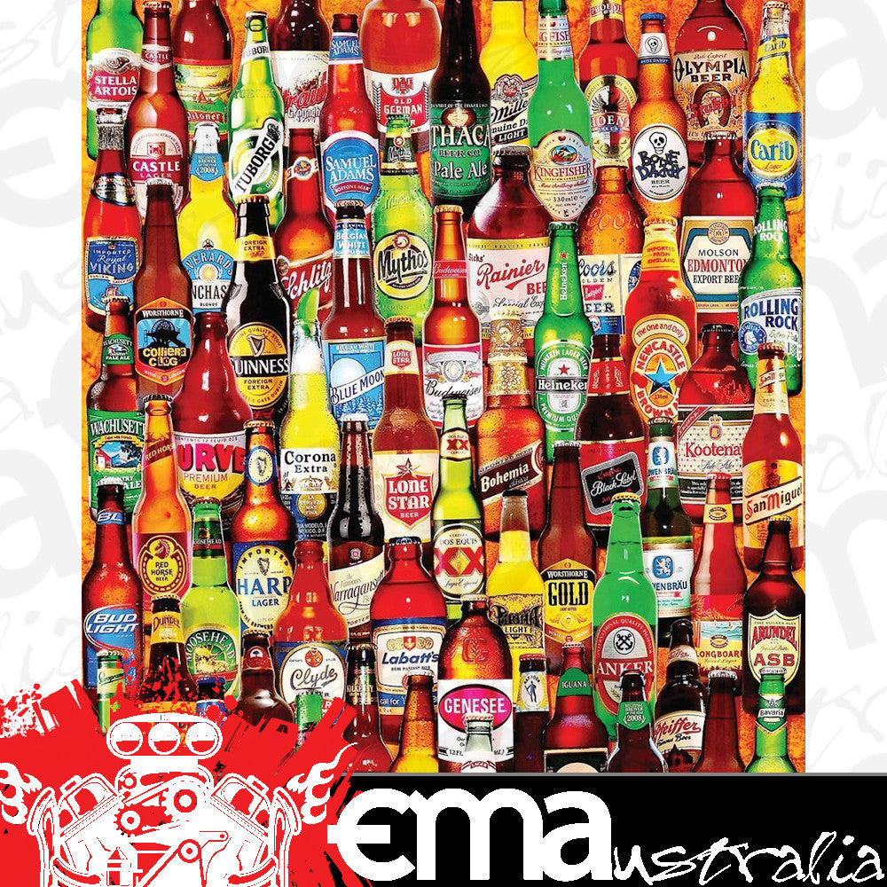 Puzzles WPZ-1047PZ 99 Bottles Of Beer 1000 Piece Jigsaw Puzzle Finished Size 30" X 24"