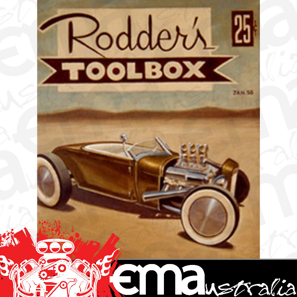 Weesner WSRodDERSTOOL Rodders Toolbox Signed Poster 12 X 16"