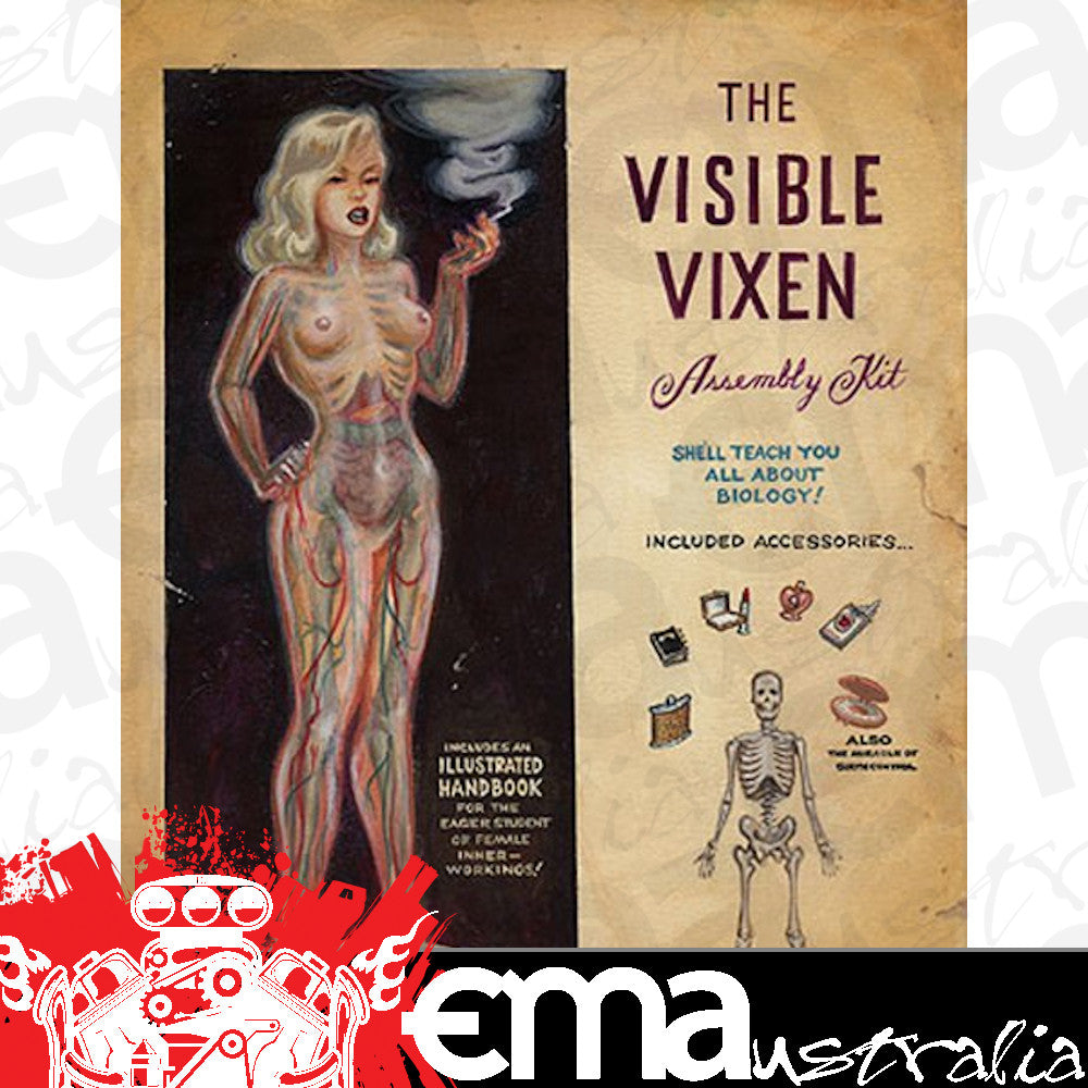 Weesner WSVISIBLEVIXEN Visible Vixen Signed & Dated Poster 11 X 14"