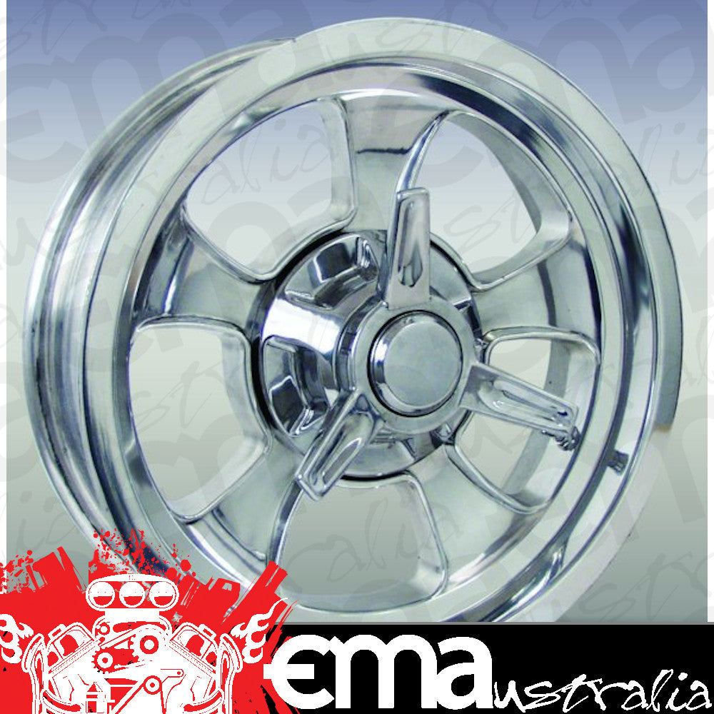 Wheel Vintiques WV01-5812334 Cruzer Polished Cast Alloy Wheels 15 X 8"