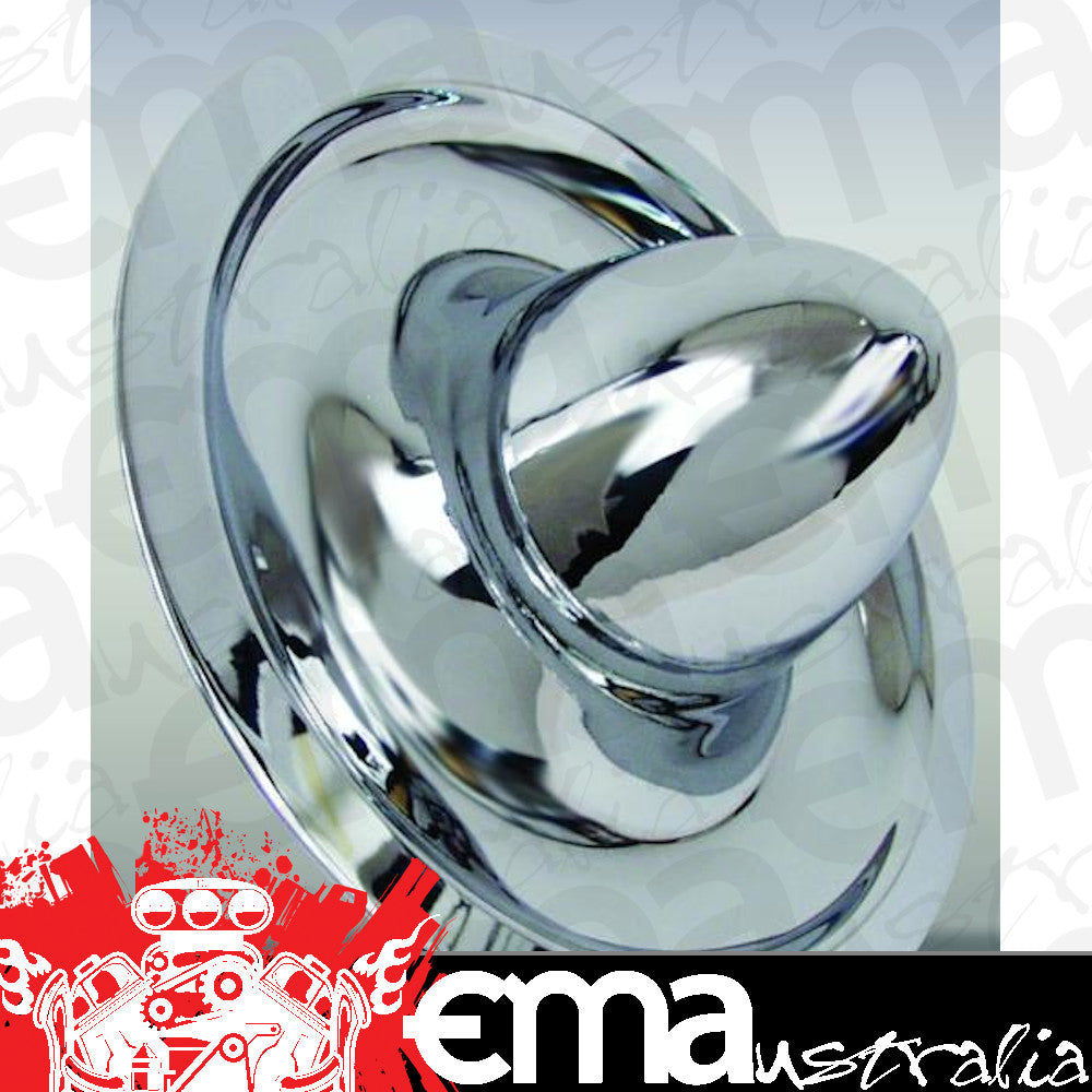 O.E.M Rallye wheels Chrome Short Bullet Cap 3-1/2" Tall Wheel Vintiques WV1026
