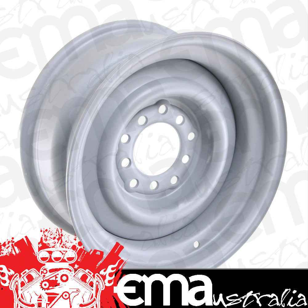 Wheel Vintiques WV12-551203 Smoothie Steel Rim 15 X 5" - Grey Primer Finish 4-1/2 & 4-3/4" Bolt Circle w/ 3" Back Space