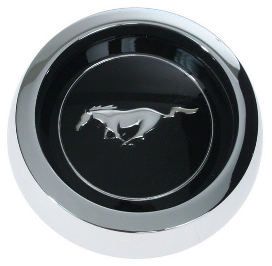 Wheel Vintiques WV2016 Chrome Magnum 500 Pony Cap Chrome & Black w/ Pony Emblem