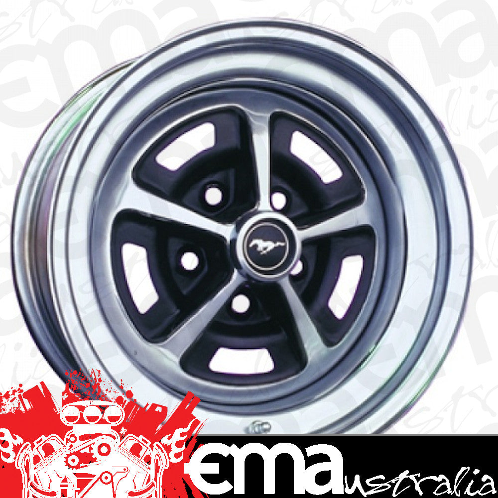 Wheel Vintiques WV54-561204 15X6 54 Series Magnum 500 Ea 5X4.5Bc 4Bs Chrome Mustang