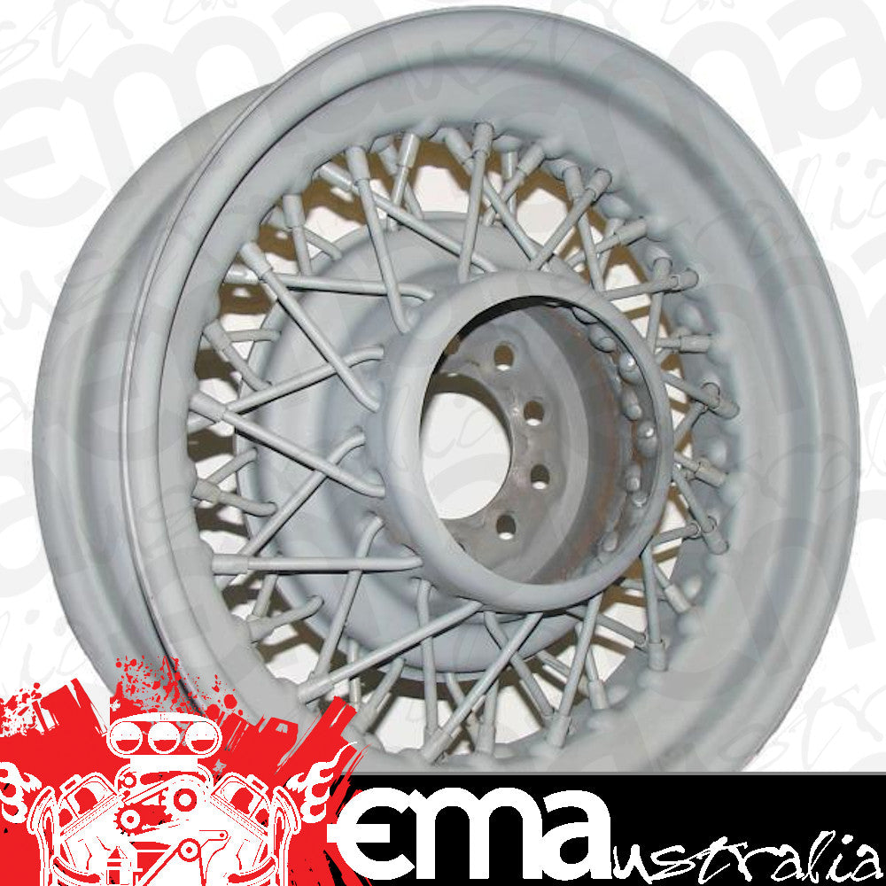 Wheel Vintiques WV72-571204 Bare Street Rod Wire Rim 15 X 7" 4-1/2 & 4-3/4" Bolt Circle w/ 4" Back Space